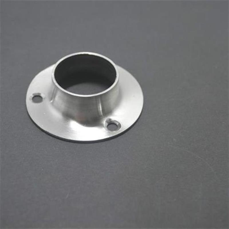 配件不锈钢衣杆j底座挂衣杆浴帘杆F托法K兰圆管T衣柜加厚固定座