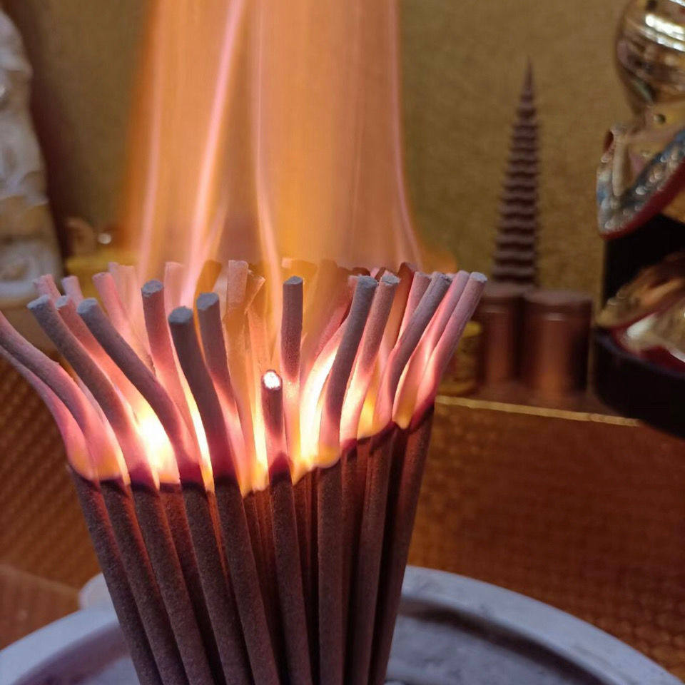 天然柏壳香家用供香整把柏木香传统香整箱手工香祭祀土香香火用品