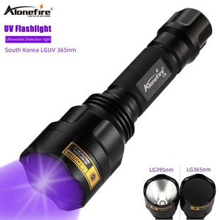 C8 LGUV UV Flashlight Black Light 365nm/395nm Ultraviolet Bl