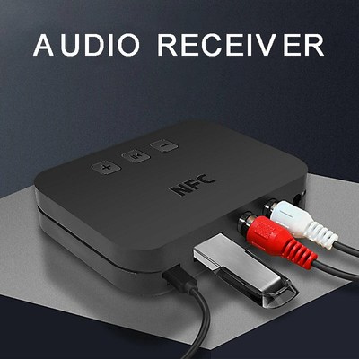 1pc 2-in-1 NFC bluetooth Wireless Receiver 100Mbps High Spee