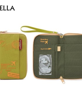 Men Women Travel Passport Holder Organizer ID Card Bag Pass