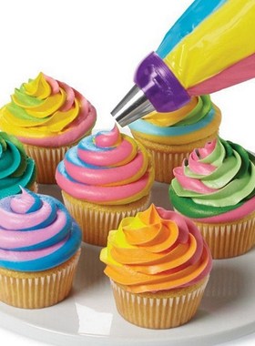 3 Color Cake Decorating Tools Icing Piping Cream Pastry BagN