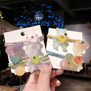 Super cute cute cartoon cubs, leather tendons, ball hair ci