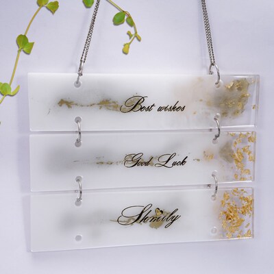 Doorplate Rectangle Silicone Mold Epoxy Resin Art Make Your
