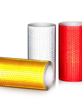 10cmx3m Safety Mark Reflective tape stickers car styling Se