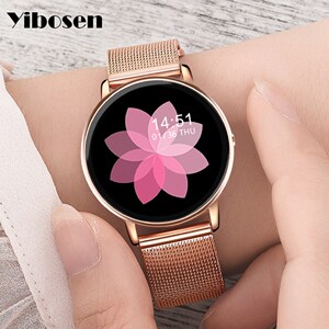 Yibosen 2020 Luxury Fashion Smart Watch Men Women 1.3''HD E