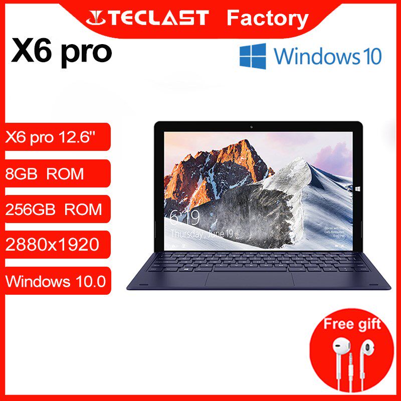 teclast x6 pro tablet netbook windows 10 intel touch screen