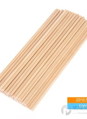 50Pcs Color Round Wooden Sticks Kindergarten Children Hand M