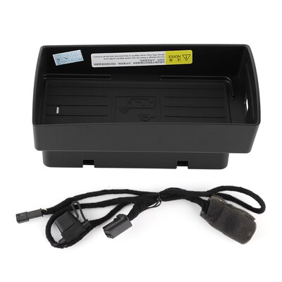 15W Black Wireless Charger Auto Car Intelligent Mobile Phone
