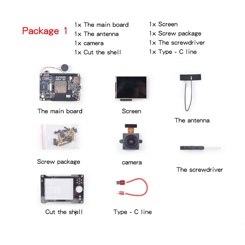 Sipeed MAIX GO K210 AI Pocket Deluxe Full-Featured Developme