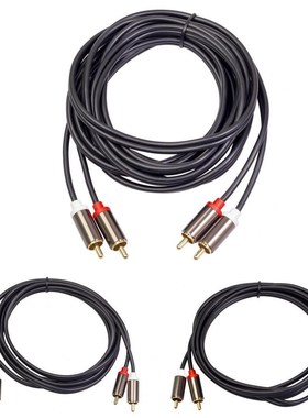 Audio Cable HIF 2RCA to 2 RCA Male to Male RCA OFC RCA Gold