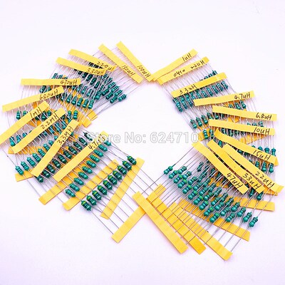20*10pcs=200pcs 0410 1/2W 0.5W Color circle Coils Inductor
