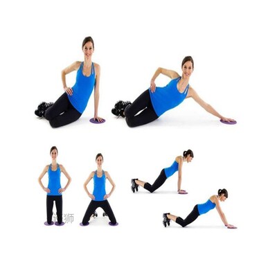 1 Pair Home Fitness Body Building Durable Core Discs Sliders