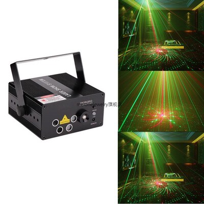DJ Laser Light Show Projector Red Green Blue Laser with LED