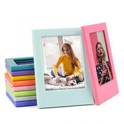 Magnetic Plastic Mini Photo Frame Refrigerator Magnet for P