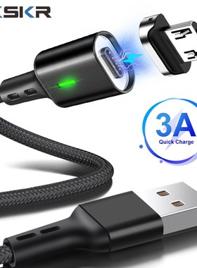 Magnetic Charge 1M 3A Fast Charging Micro Usb Cable Type C