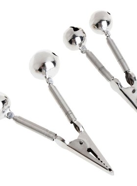 Stainless Steel Metal Clip Double Fish Bells Bite Alarm for