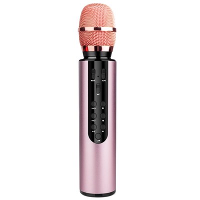 Wireless Microphone Dual Speaker Condenser Bluetooth Karaok
