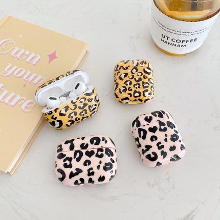 Luxury PINK Yellow Leopard girl Case Wireless Bluetooth Hea