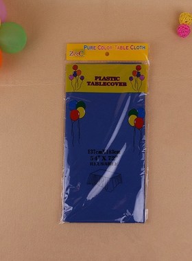 137*183cm Plastic Tablecloths Table Cover Party Decor Solid