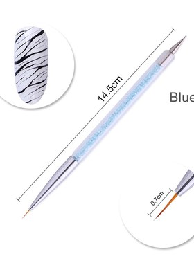 1 Pc Nail Liner Drawing Brush 5mm-20mm with Cap Colorful Bea