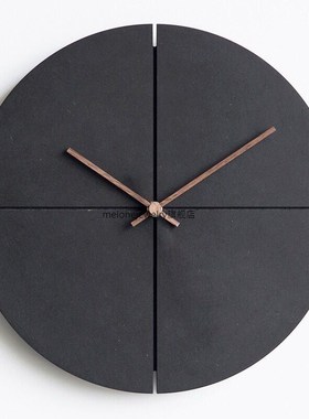 Wooden Wall Clock Nordic Minimalist Wooden Wall Clocks Livin
