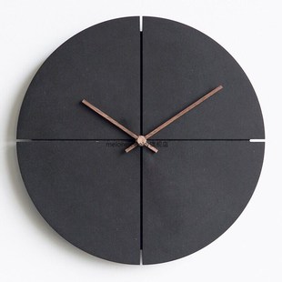 Wooden Wall Clock Nordic Minimalist Wooden Wall Clocks Livin