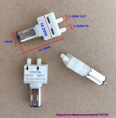 5pcs/lot, M20 DC3V 3.7V vaccum pump SC3101PW diaphragm pump