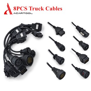 Truck Cable 8PCS Full Set Cables for WABCO/MAN/Iveco/Scania/