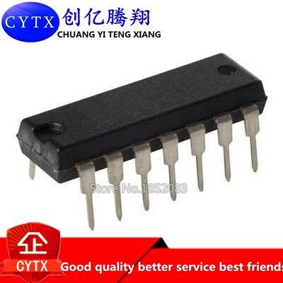 10PCS   SN74HC11N 74HC11 74HC11N DIP 14 in sto