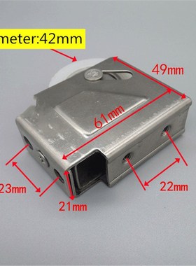 2 pcs Mute Wardrobe Sliding Door Pulley Hanging Wheel Cabine