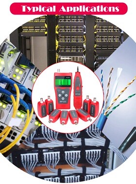 LCD Network Cable Tester Wire Tracker Multi-functional RJ11