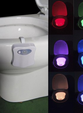 Smart Bathroom Toilet LED Nightlight PIR Body Motion Sensor
