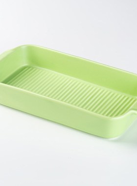 Ceramic Baking Pan Rectangle Baking Mold Baking Tray Practic