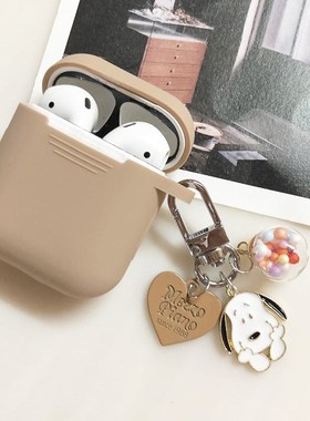 Super Cute Dog Pendant For Apple Airpods Case Silicone Blue