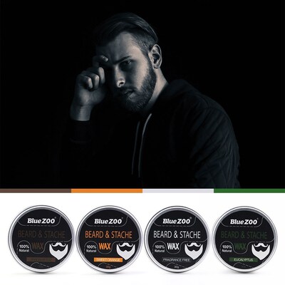 Men Natural Organic Beard Care Wax Balm Beard Care Styling