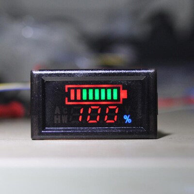 DC 6-120V 12V 24V 48V Waterproof Battery Capacity Voltage In