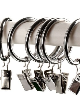 10pcs/pack Window Shower Curtain Hook s Convenient Stainless