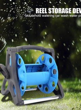 Garden Hose Reel Holder Rack Pipe Storage Cart Gardening Wa