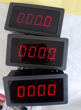 1pcs 4 Digital LED Red Tachometer High Precision Gauge RPM