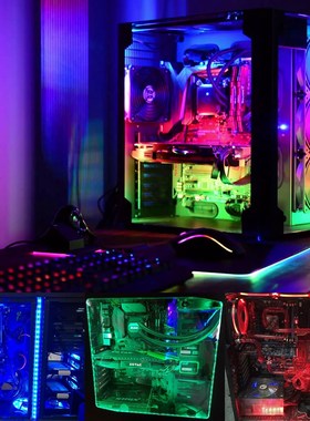 50/100/150/200cm RGB LED Strip Light PC Computer Case Decora