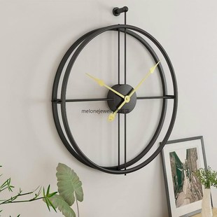 Wrought Lron Wall Clock Home Decoration Office Large Wall Cl