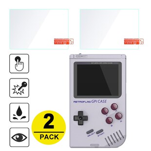 2x Tempered Glass Screen Protector for Retroflag GPi CASE