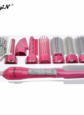8 in1 Multifunctional Professional Blow Hair Dryer With Brus