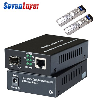 Gigabit Media Converter SFP Transceiver Module 20KM 1000Mbps