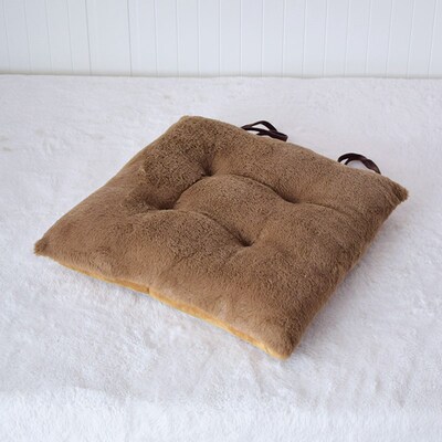 Long Plush Chair Cushion Comfortable Tatami Seat Soft Office