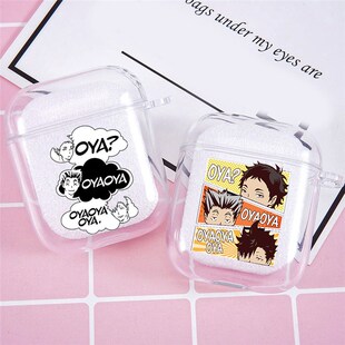 Cute Japan Oya Kuroo Anime Clear Headphone Case For Apple A