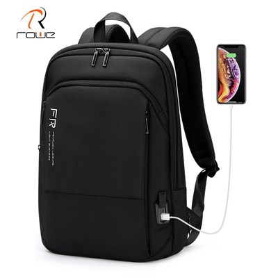 Rowe Fashion Thin 15.6 Inch Laptop Backpack Office Work Men