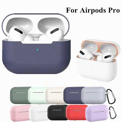 2020 New Silicone Cover Case For Apple Airpods Pro Case Blu