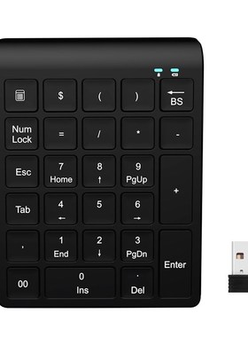 27 Keys Bluetooth Wireless Numeric Keypad Mini Numpad with